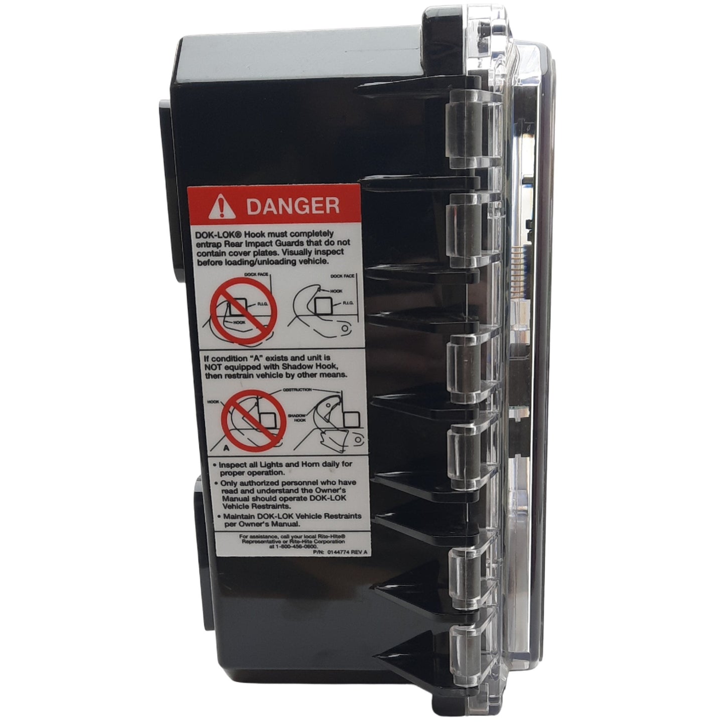 New Rite Hite 863.102 CBSHR5 Dock Lock Control Box, 115VAC Input, 7.0 FLA, HP 0.25