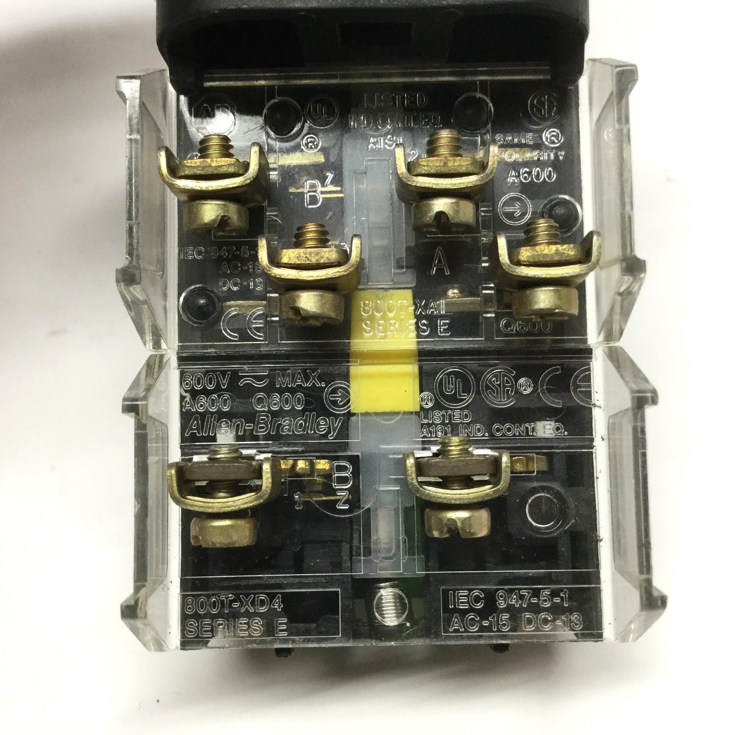 Used Allen Bradley 800T-FXTQH24RA1 Illuminated LED Emergency E-Stop 24VAC/DC 2NC-1NO