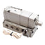 Used SMC NVS4114-0209D Solenoid Valve, Spring Return, 150PSI, 1/4in NPTF, 120VAC Coil