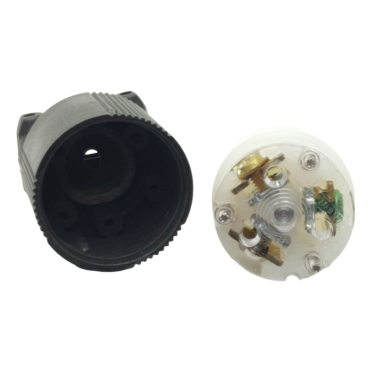 New Lot of 2 Eaton Arrow Hart CWL515P Safety Grip Locking Plug, 2P-3W, 15A 125VAC