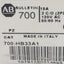 New Allen Bradley 700-HB33A1 Ice Cube Relay, 3PDT, 15A 30VDC/250VAC, 120VAC Coil