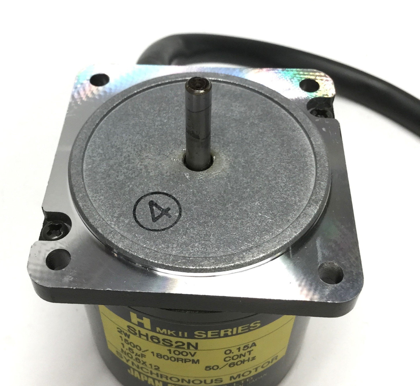 Used Japan Servo SH6S2N HMK II Synchronous Reluctance Motor 100V 50/60Hz 1500/1800RPM