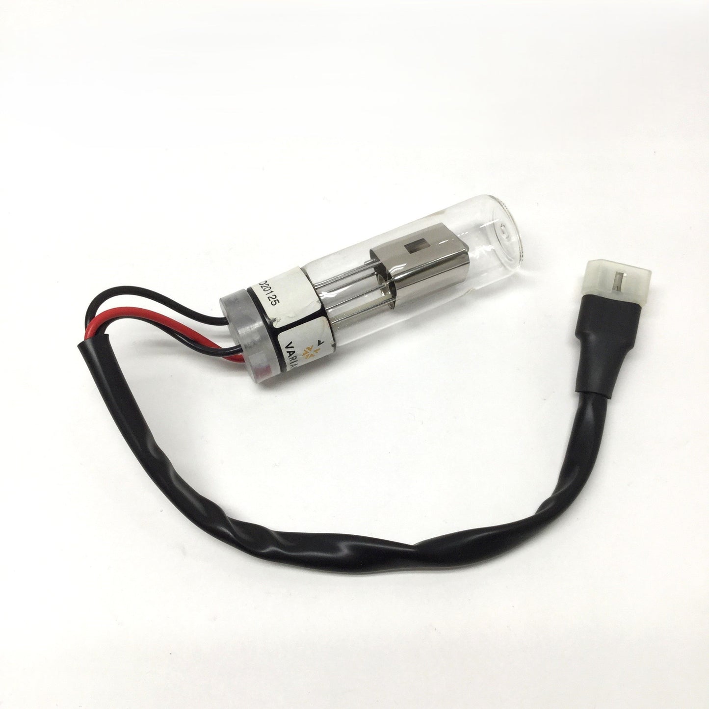 Used Varian 56-100218-00 D2 Deuterium UV Lamp Tube Bulb Assembly w/ 3-Pin Connector