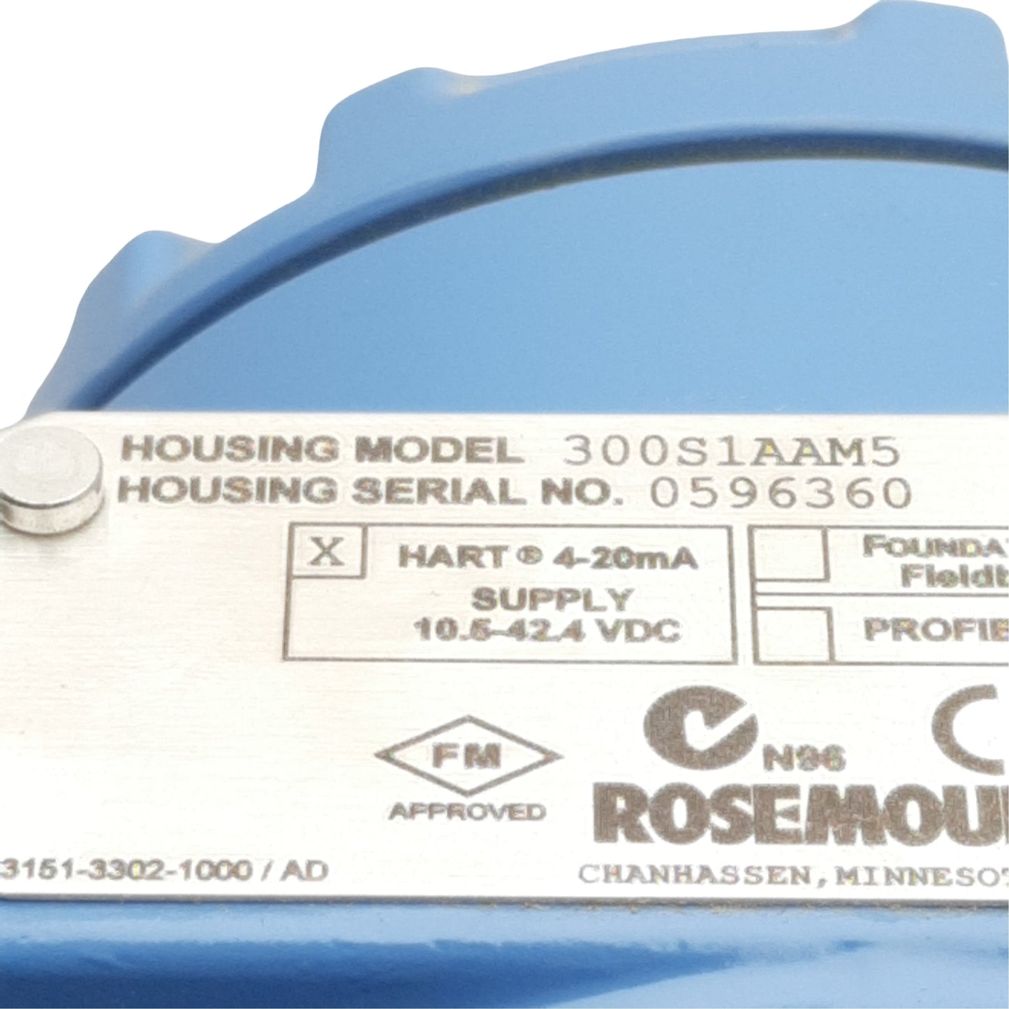 New Rosemount 3051S1CD1A2A11A1AM5 Pressure Transmitter 42.4VDC In, 20mA Out, 2000psi