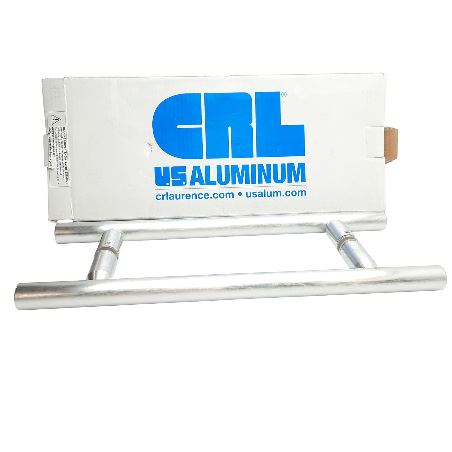 New CR Laurence LP8X8BSC Back-To-Back Pull Handles, 8in, Color Satin Chrome