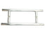 New CR Laurence LP8X8BSC Back-To-Back Pull Handles, 8in, Color Satin Chrome