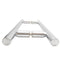New CR Laurence LP8X8BSC Back-To-Back Pull Handles, 8in, Color Satin Chrome