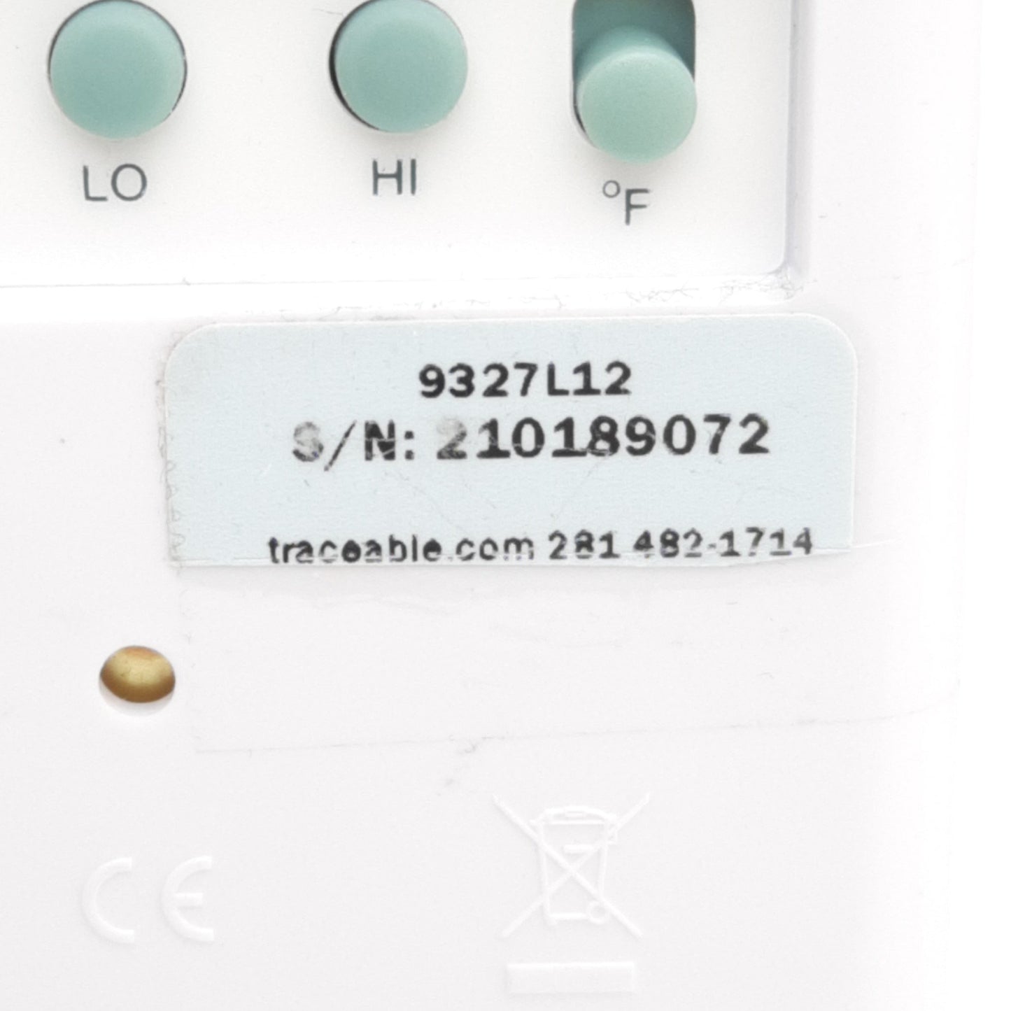 Used Thomas Scientific 9327L12 Traceable Thermometer, -50 to 70°C, -58 to 158°F