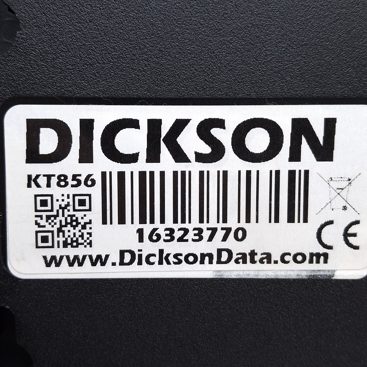 Used Dickson KT856 Temperature Chart Recorder, ø8in Chart, 24 Hour / 7 Day / 31 Day