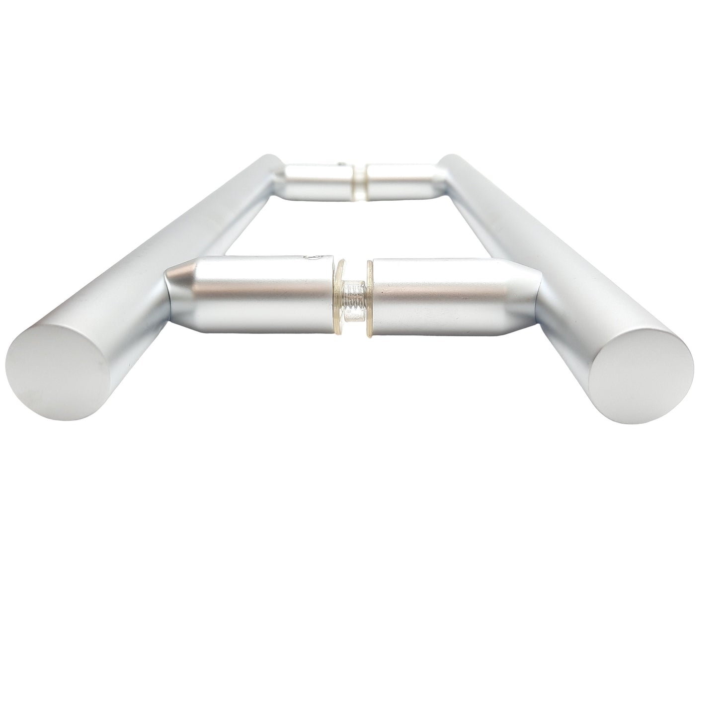 New CR Laurence LP8X8SC Back-To-Back Pull Handles, 8in, Satin Chrome