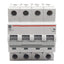 Used Cutler-Hammer WMS4C50 Circuit Breaker, 4-Pole, 50A 240/415VAC, DIN Rail