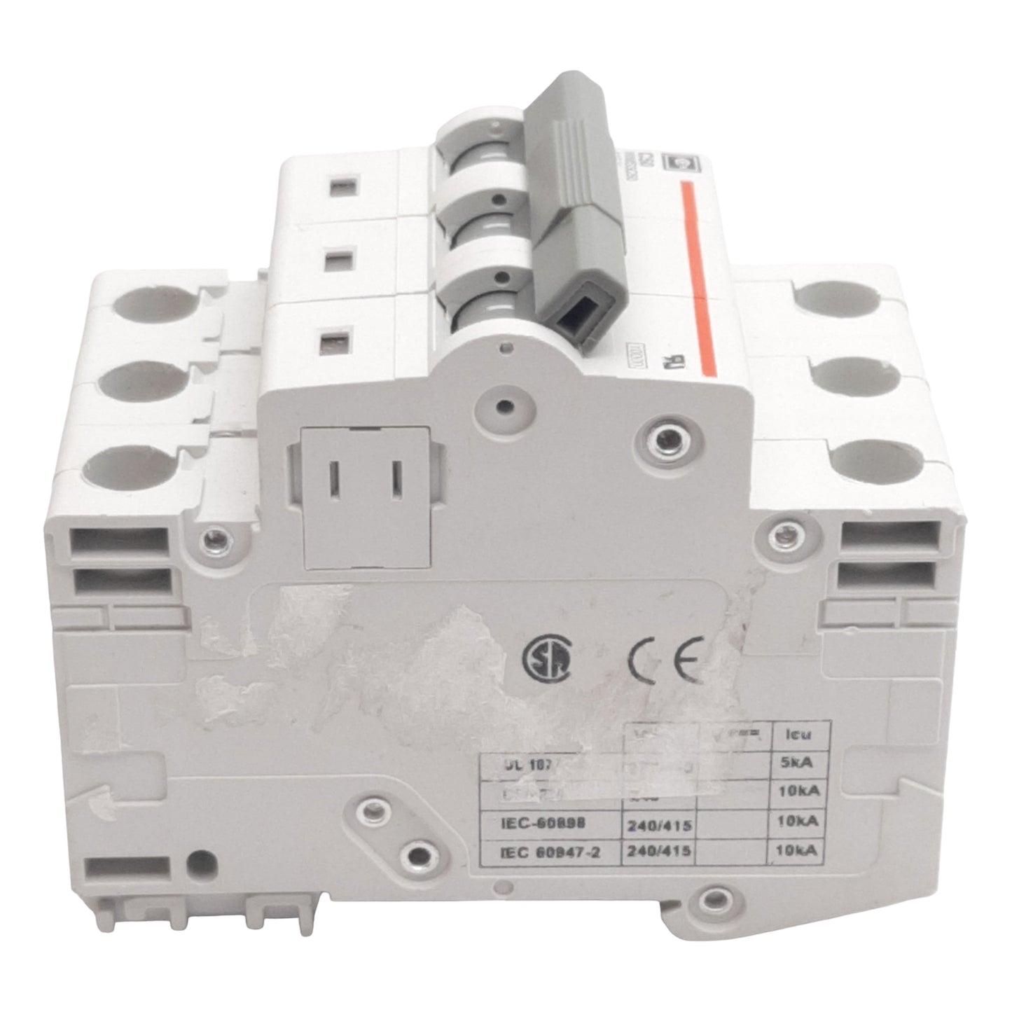 Used Cutler-Hammer WMS3C50 Circuit Breaker, 3-Pole, 50A 240/415VAC, DIN Rail