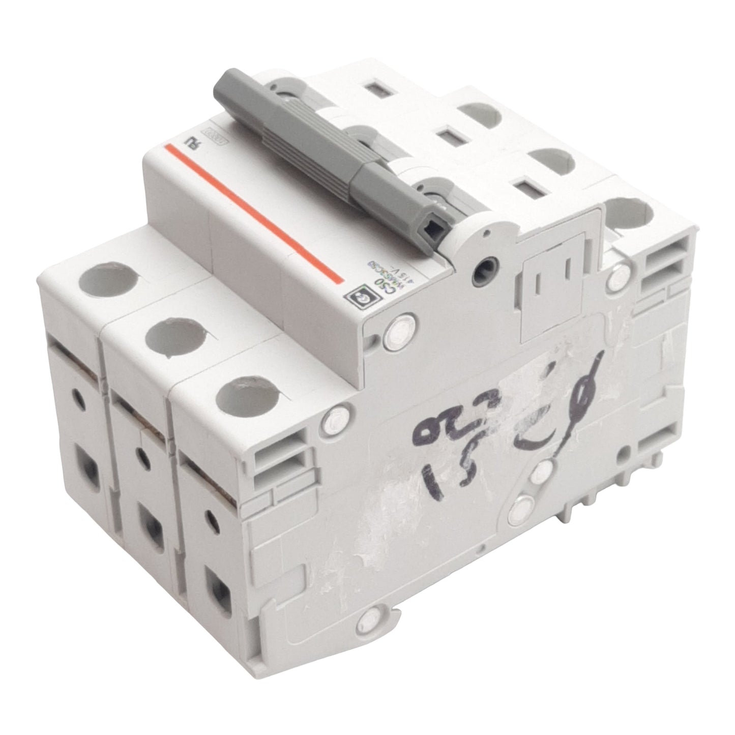 Used Cutler-Hammer WMS3C50 Circuit Breaker, 3-Pole, 50A 240/415VAC, DIN Rail