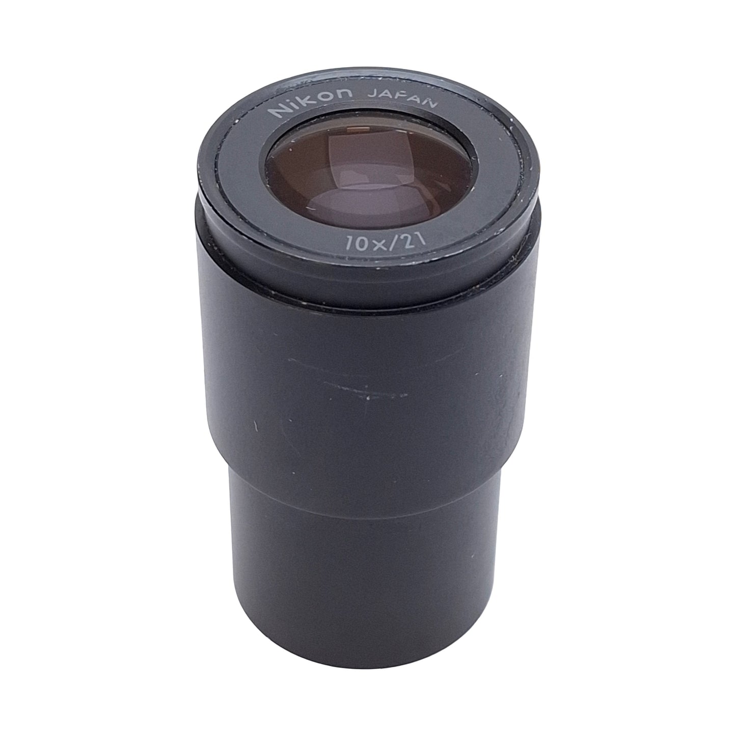 Used Nikon 10X/21 Stereo Microscope Eyepiece, For ø30mm ID Tubes, 10X Magnification