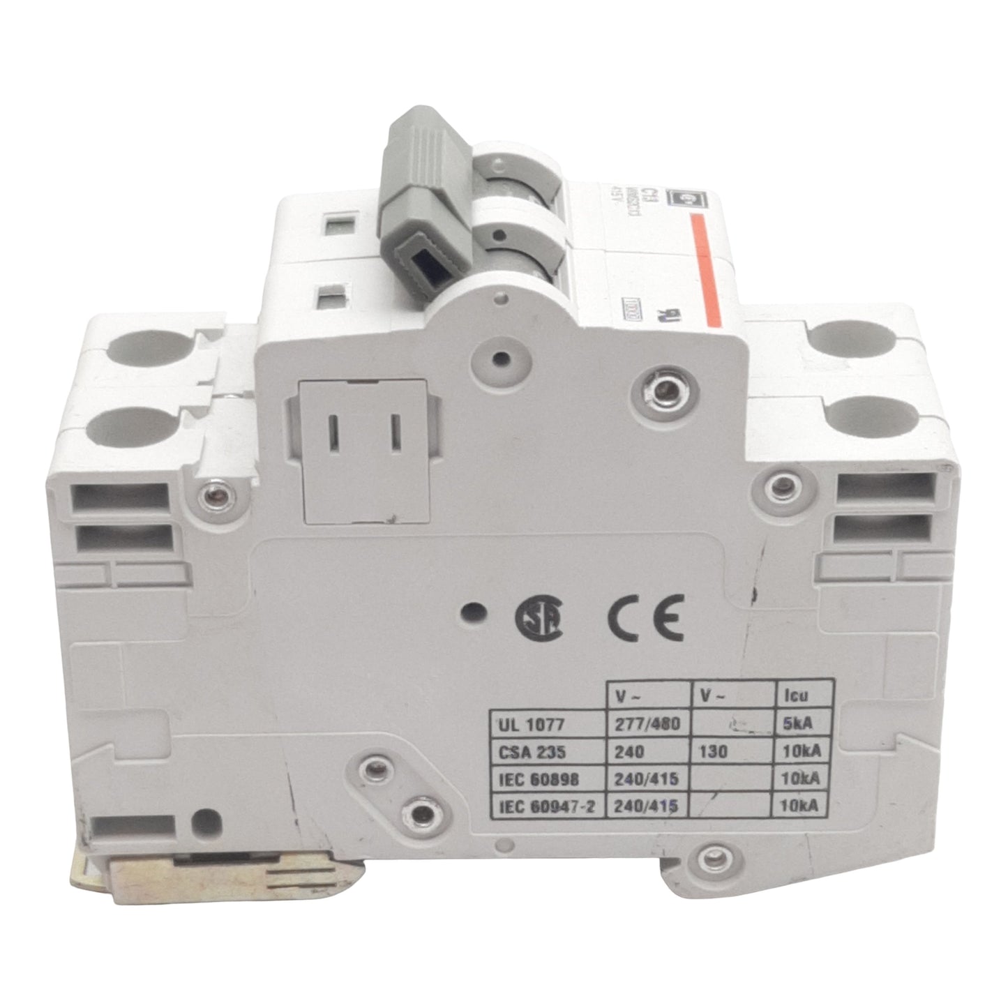 Used Lot of 2 Cutler-Hammer WMS2C13 Circuit Breaker, 2-Pole, 13A 240/415VAC, DIN Rail