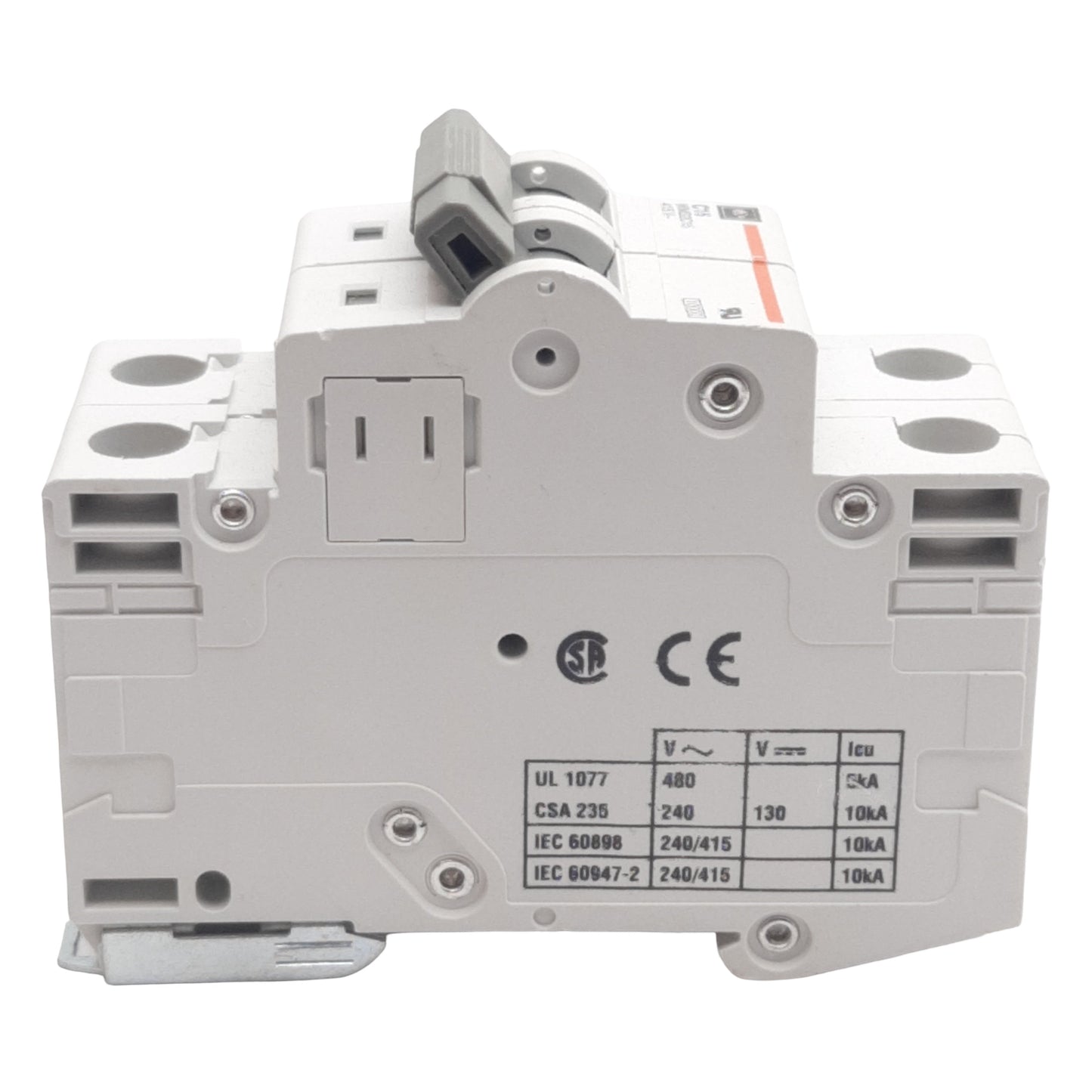 Used Lot of 2 Cutler-Hammer WMS2C15 Circuit Breaker, 2-Pole, 15A 240/415VAC, DIN Rail