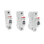 Used Lot of 3 ABB S271K2A Circuit Breakers, 1-Pole, 230/400VAC 2 Amp, DIN Mount