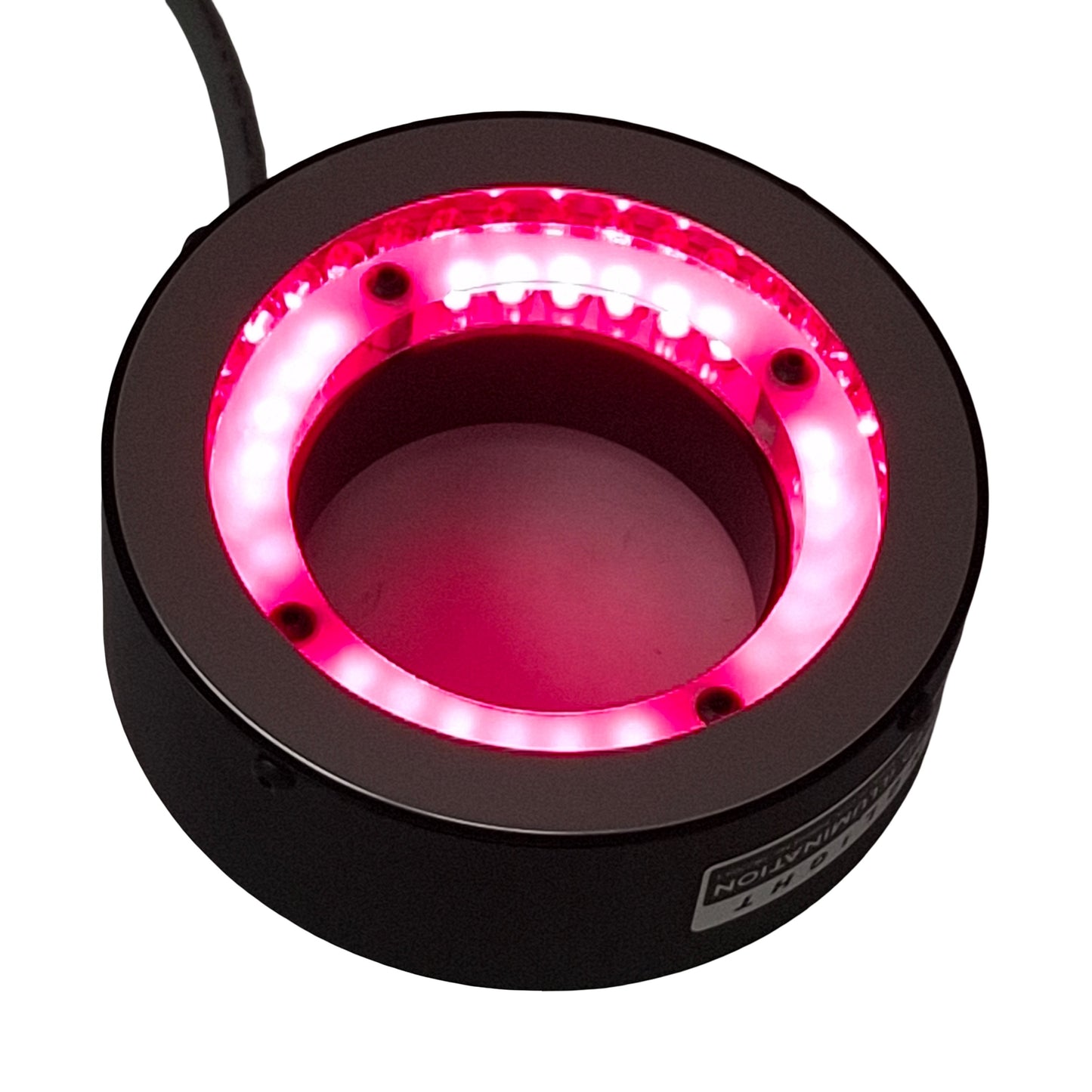 Used Advanced Illumination RL5064-660 LED Ring Light, 660nm Red, ø55mm ID, 24VDC