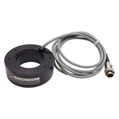 Used Advanced Illumination RL4260-470100L LED Ring Light, 470nm Blue, ø55mm ID, 24VDC