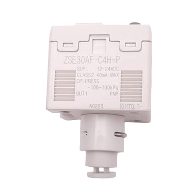 New SMC ZSE30AF-C4H-P Vacuum Switch, -100-100kPa, 1 PNP Open Out, ø4mm P2C, 12-24VDC