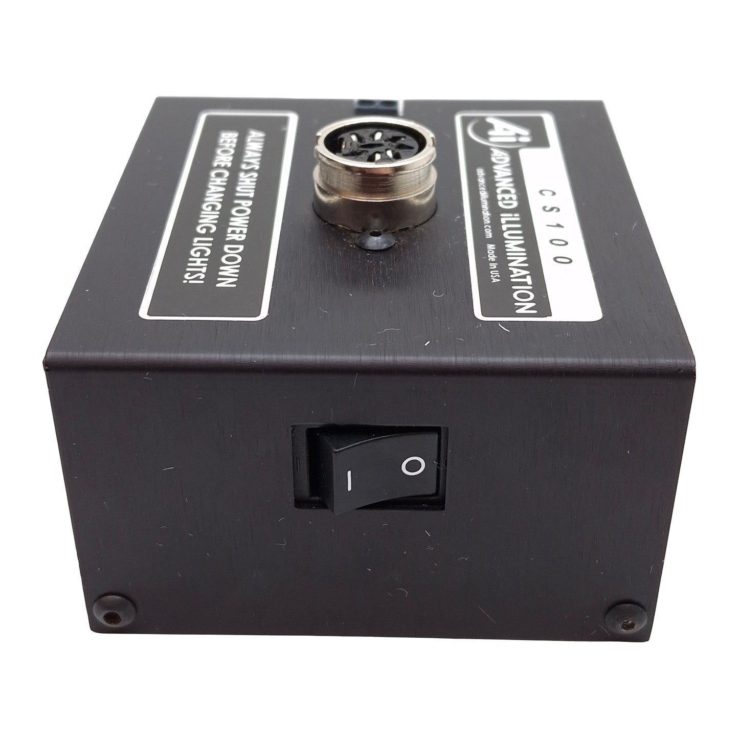 Used Advanced Illumination CS100 Machine Vision Light Power Supply, DIN 7-Pin, 24VDC