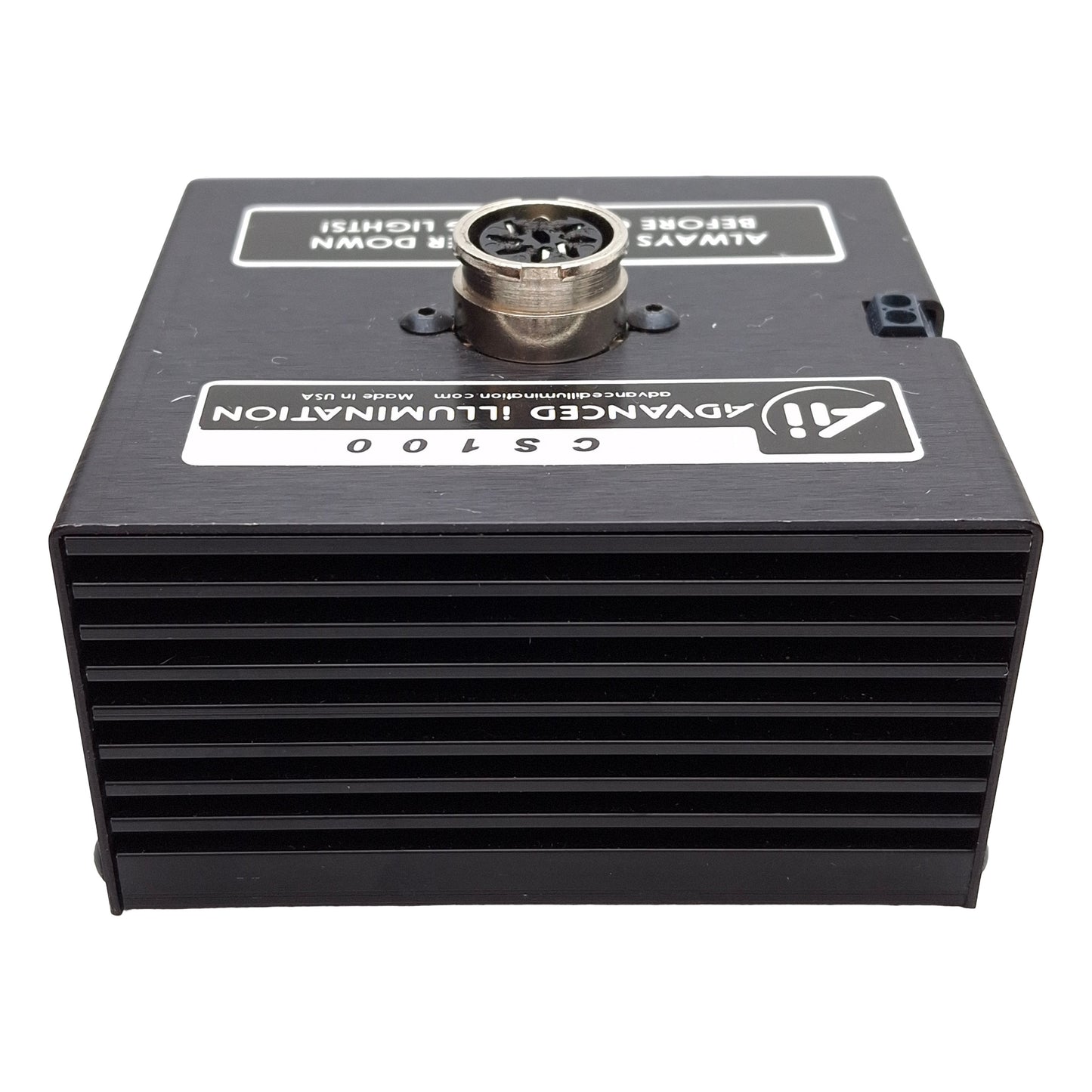 Used Advanced Illumination CS100 Machine Vision Light Power Supply, DIN 7-Pin, 24VDC