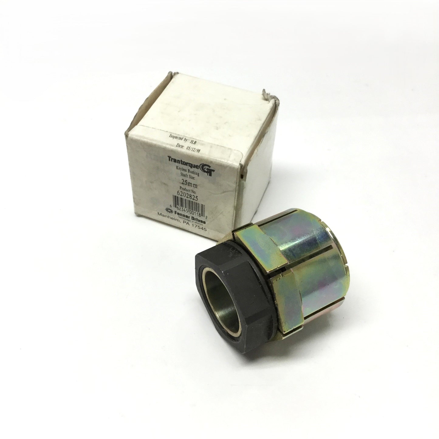 New – Open box Fenner 6202825 Trantorque GT Keyless Locking Shaft Bushing Single Nut 25mm Bore