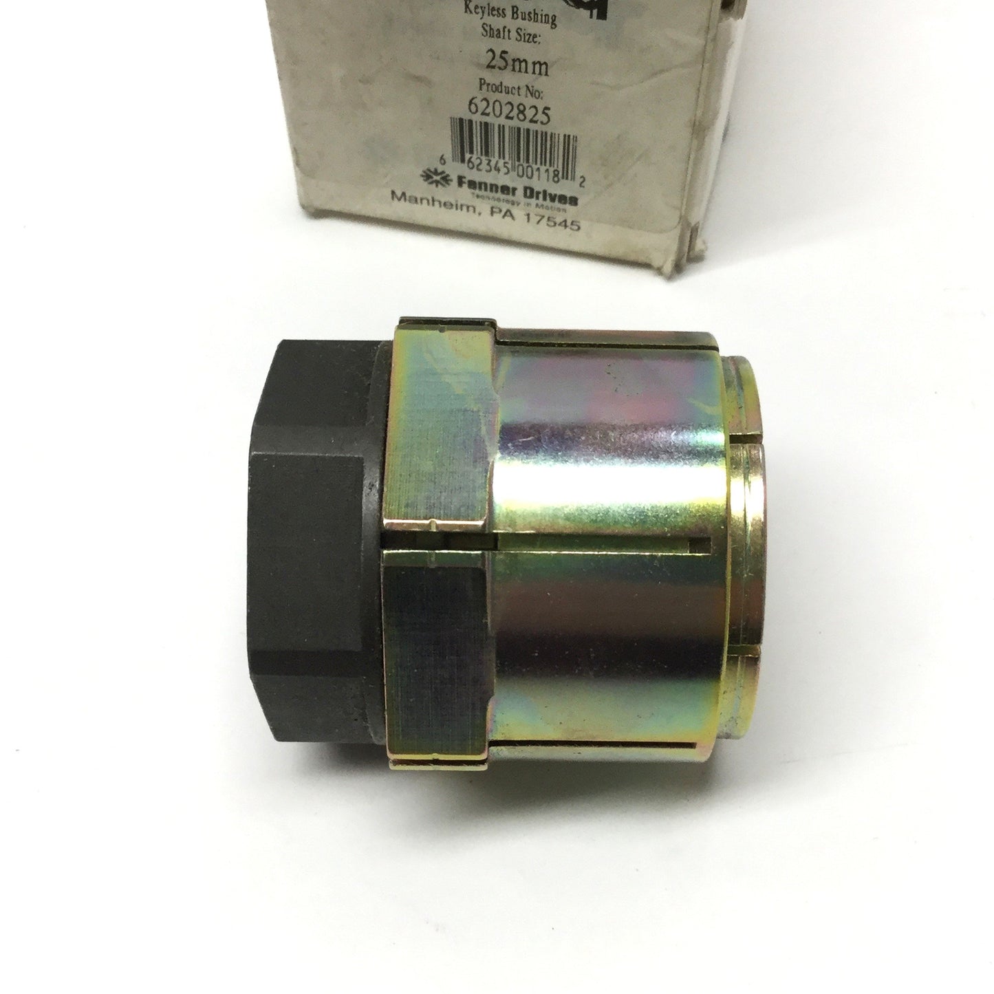 New – Open box Fenner 6202825 Trantorque GT Keyless Locking Shaft Bushing Single Nut 25mm Bore