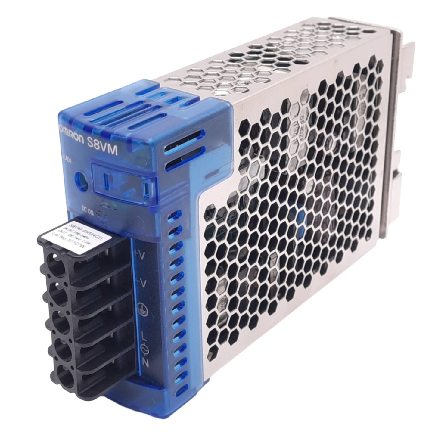 Used Omron S8VM-05024CD Power Supply, 100-240VAC In, 24VDC 2.2A Out, 50W Max
