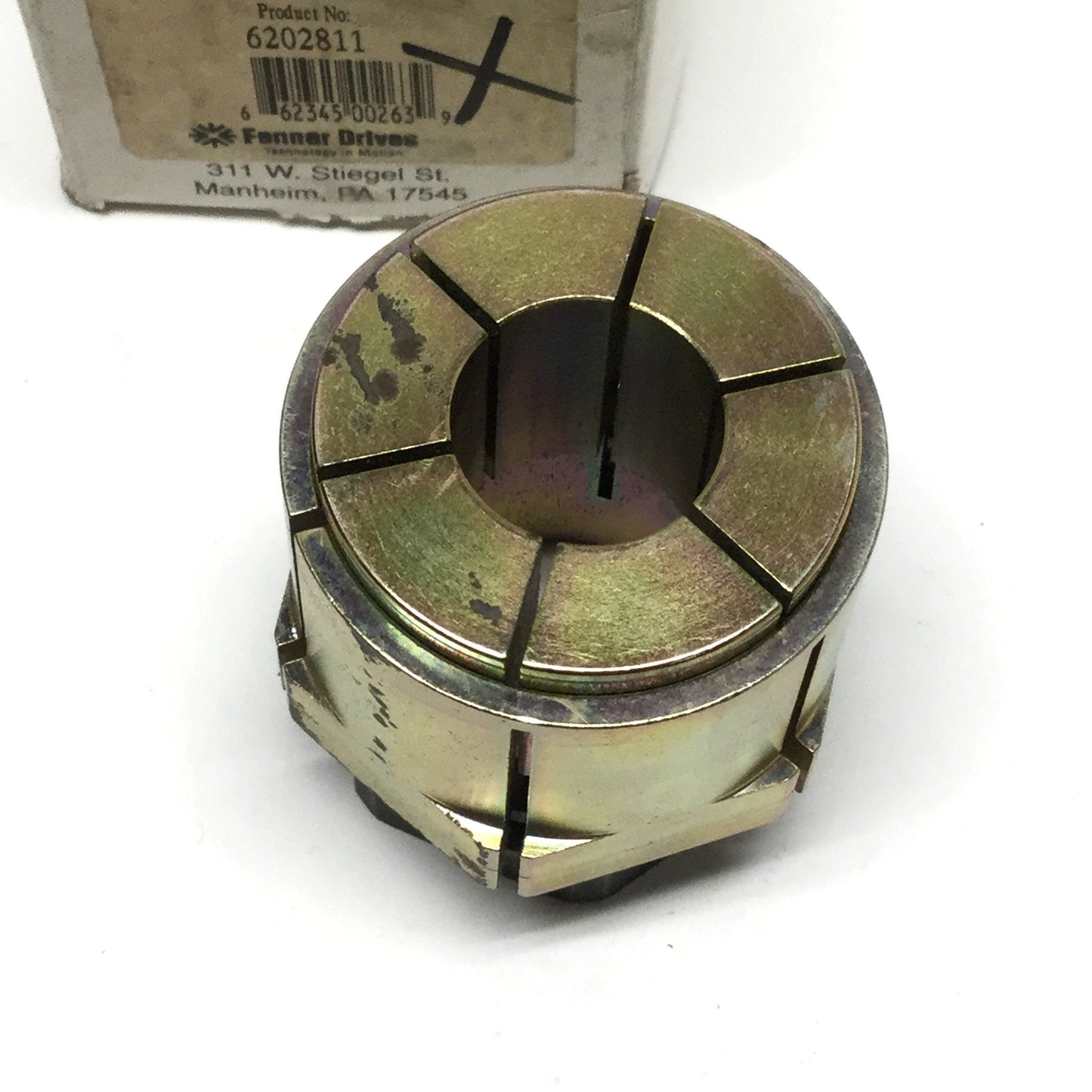 New – Open box Fenner 6202811 Trantorque GT Keyless Locking Shaft Bushing Single Nut 20mm Bore