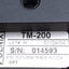 Used PULNiX TM-200 Miniature CCD Camera, 1/2" CCD, 768x494, C-Mount, 11-15VDC