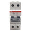 Used Lot of 2 ABB S272-K3A Circuit Breaker, 2-Pole, 3A 277/480VAC, DIN Rail