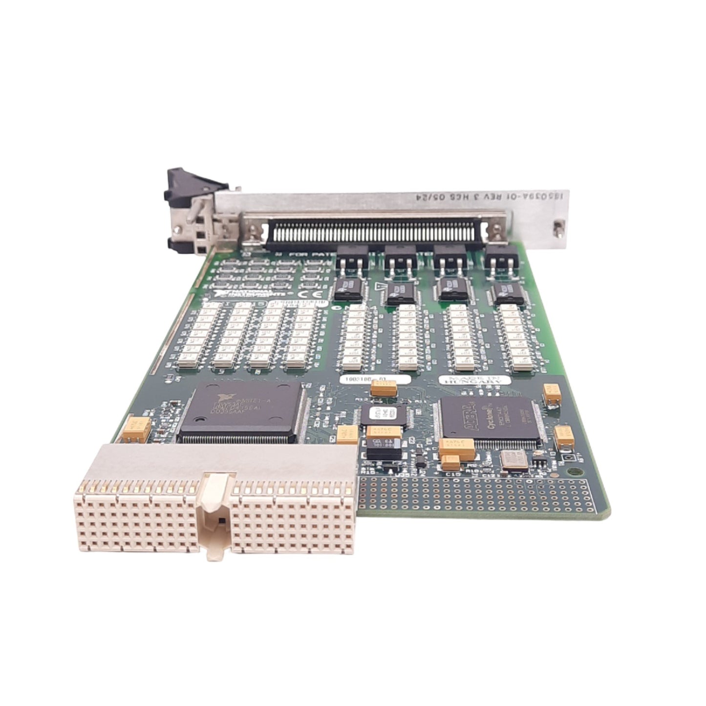 Used National Instruments PXI-6515 Digital I/O Module, 32 Source/Sink In, 32 Sink Out