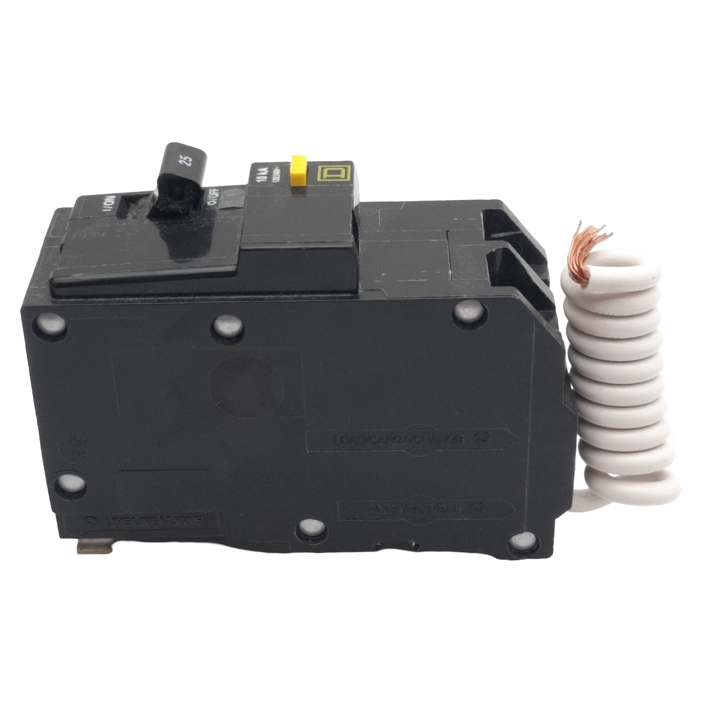 New Square-D Schneider QO225GFI Circuit Breaker, 2-Pole, 25A 120/240VAC, DIN Rail