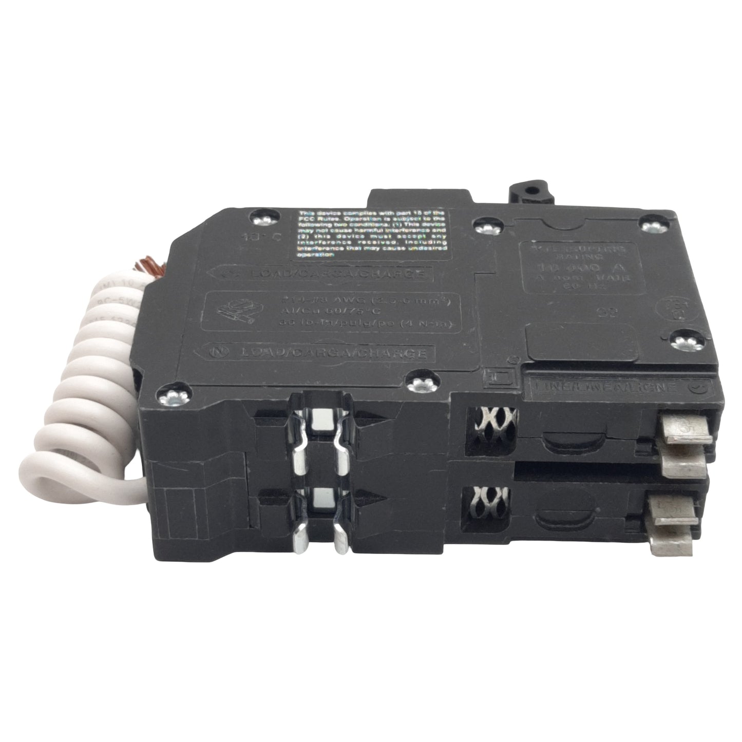 New Square-D Schneider QO225GFI Circuit Breaker, 2-Pole, 25A 120/240VAC, DIN Rail