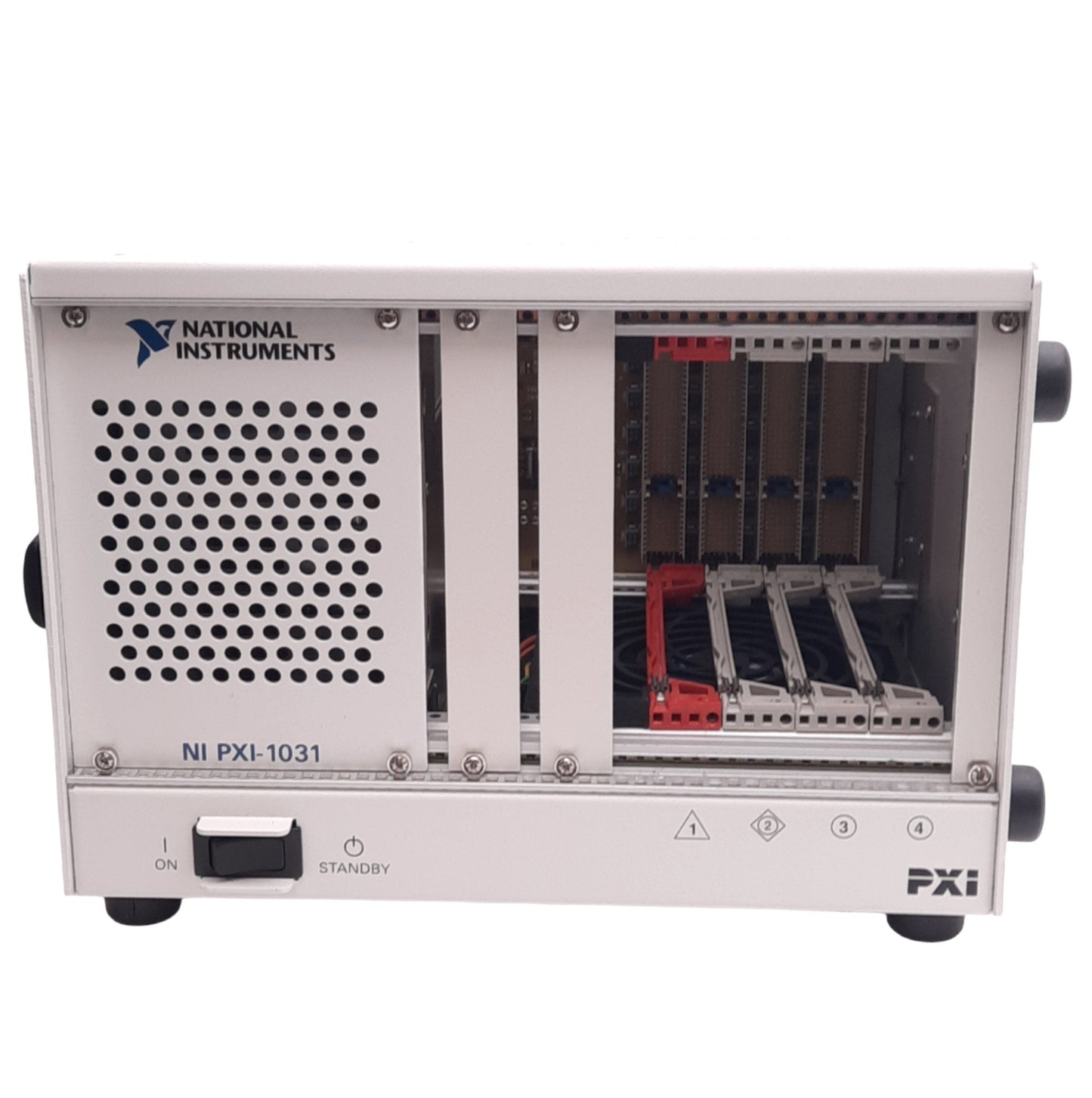 Used National Instruments PXI-1031 PXI Chassis, 4-Slot, 100-240VAC 4-2A, w/ Fan