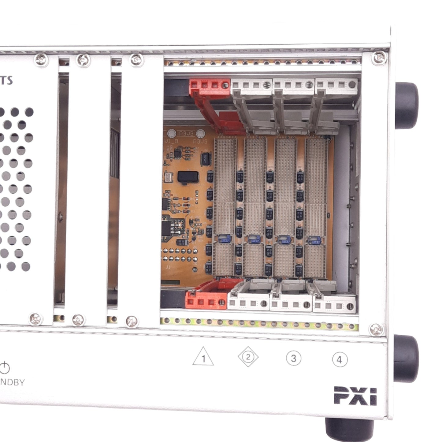 Used National Instruments PXI-1031 PXI Chassis, 4-Slot, 100-240VAC 4-2A, w/ Fan