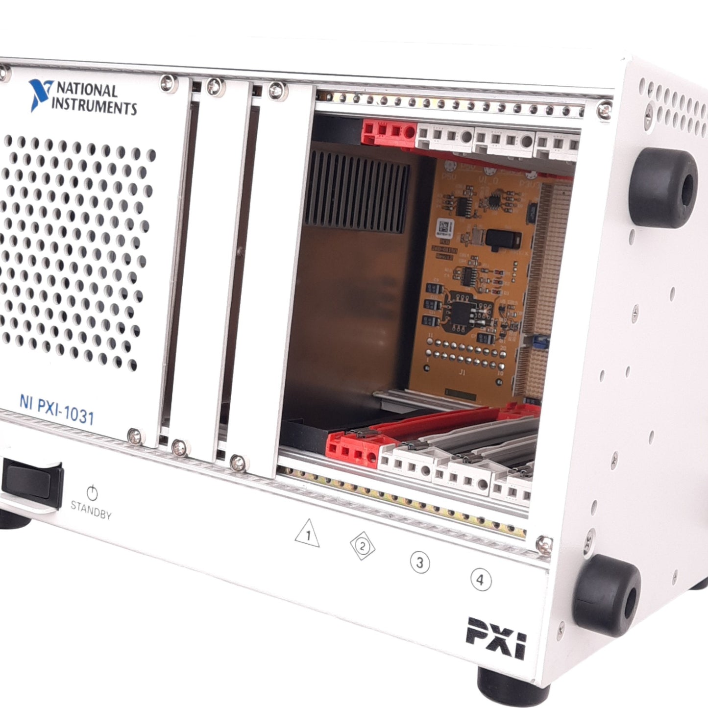 Used National Instruments PXI-1031 PXI Chassis, 4-Slot, 100-240VAC 4-2A, w/ Fan
