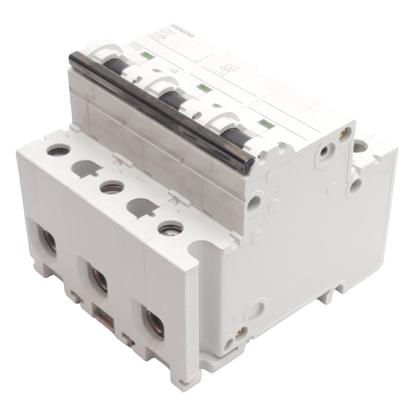 New Siemens 5SP4392-7 Circuit Breaker, 3-Pole, 125A 400VAC, DIN Rail Mount