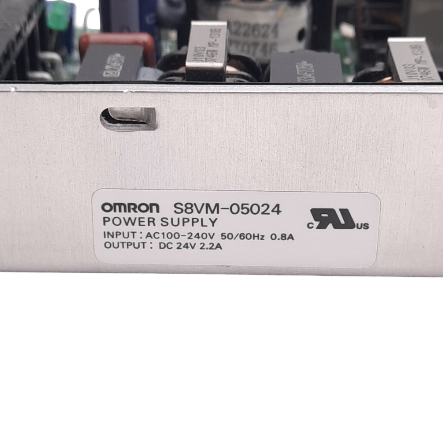Used Omron S8VM-05024 Open Frame Power Supply, 100-240VAC In, 24VDC 2.2A Out, 50W Max