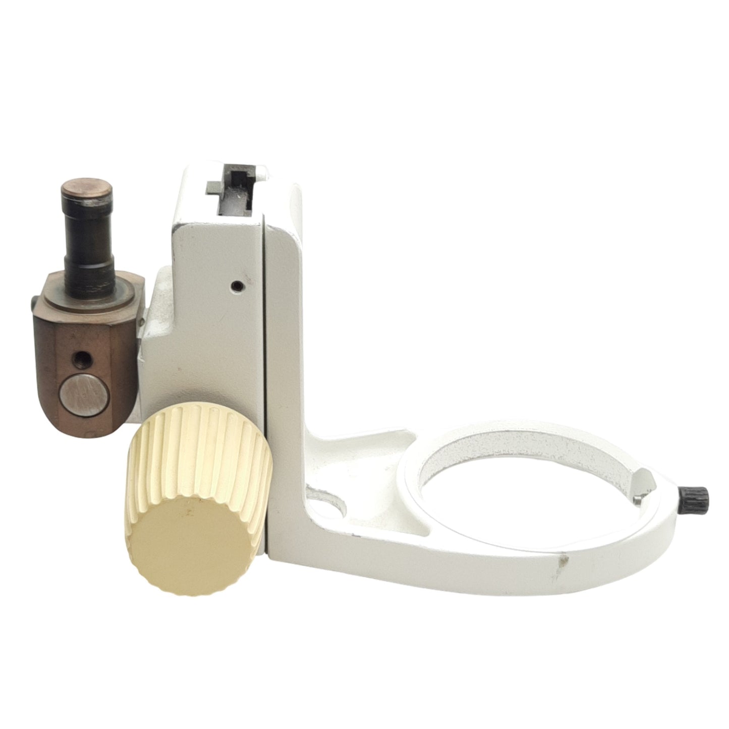 Used Leica 13445633 Stereo Microscope Adjustable Focusing Block Mount Arm, 76mm ID