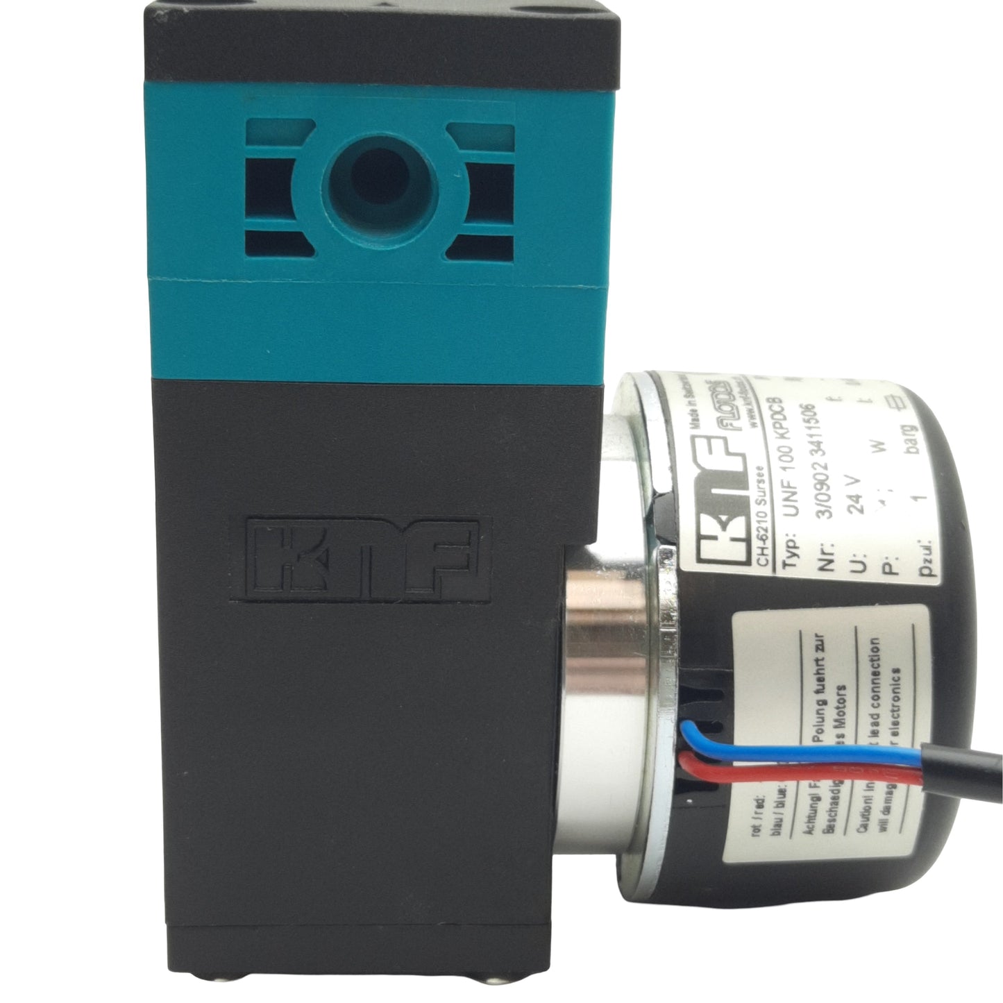 Used KNF UNF 100 KPDCB Diaphragm Liquid Pump Flow Rate 1.2 I/min, Suction Head 4mWg