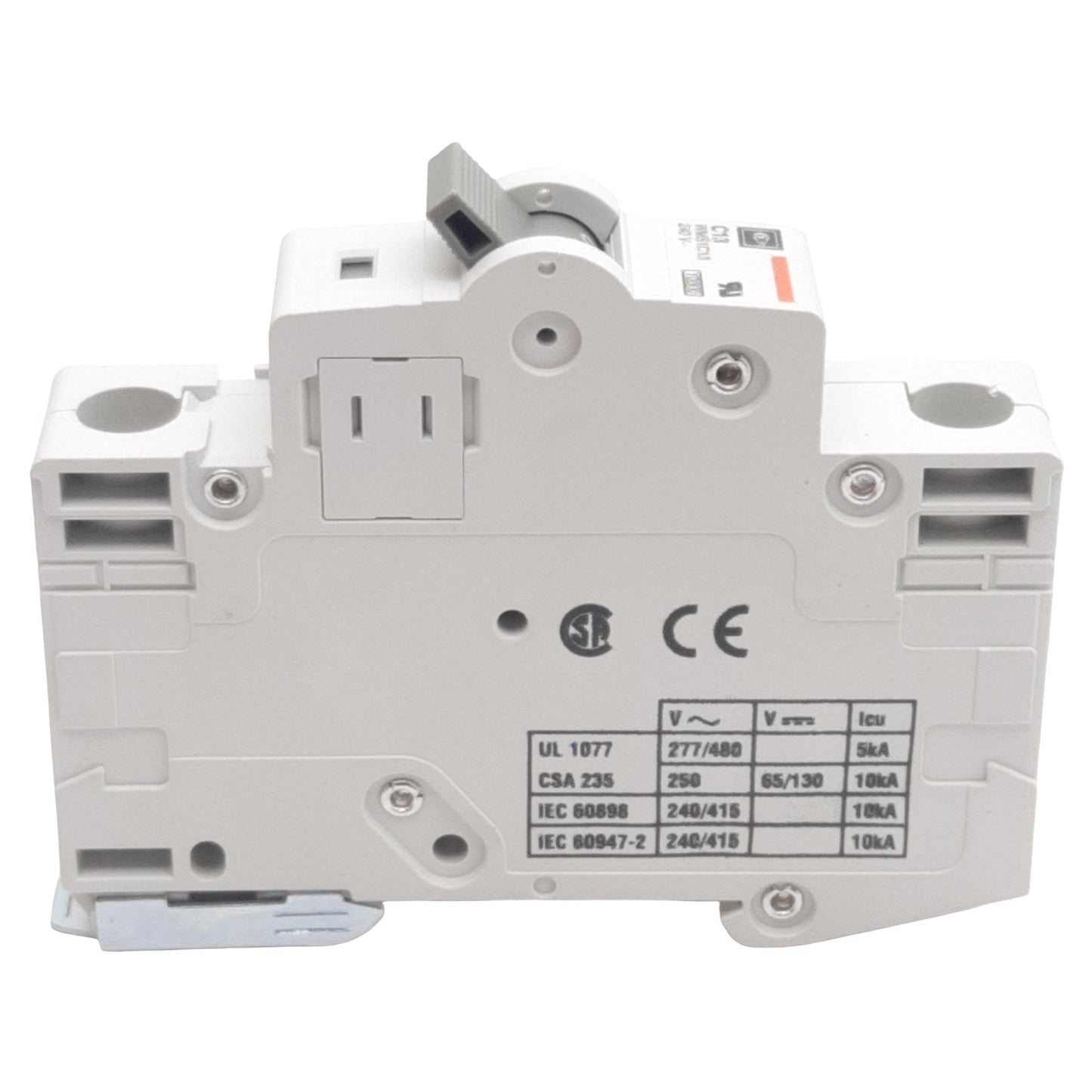 Used Lot of 2 Cutler-Hammer WMS1C13 Circuit Breaker, 1-Pole, 13A 240/415VAC, DIN Rail