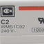 Used Lot of 3 Cutler-Hammer WMS1C02 Circuit Breaker, 1-Pole, 2A 240/415VAC, DIN Rail