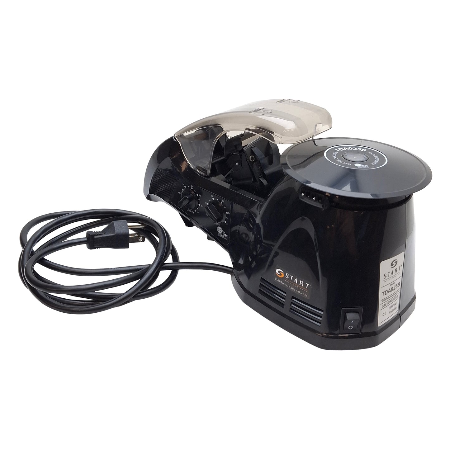 Used Start International TDA025B Carousel Tape Dispenser, 10-70mm Cut Length, 115VAC