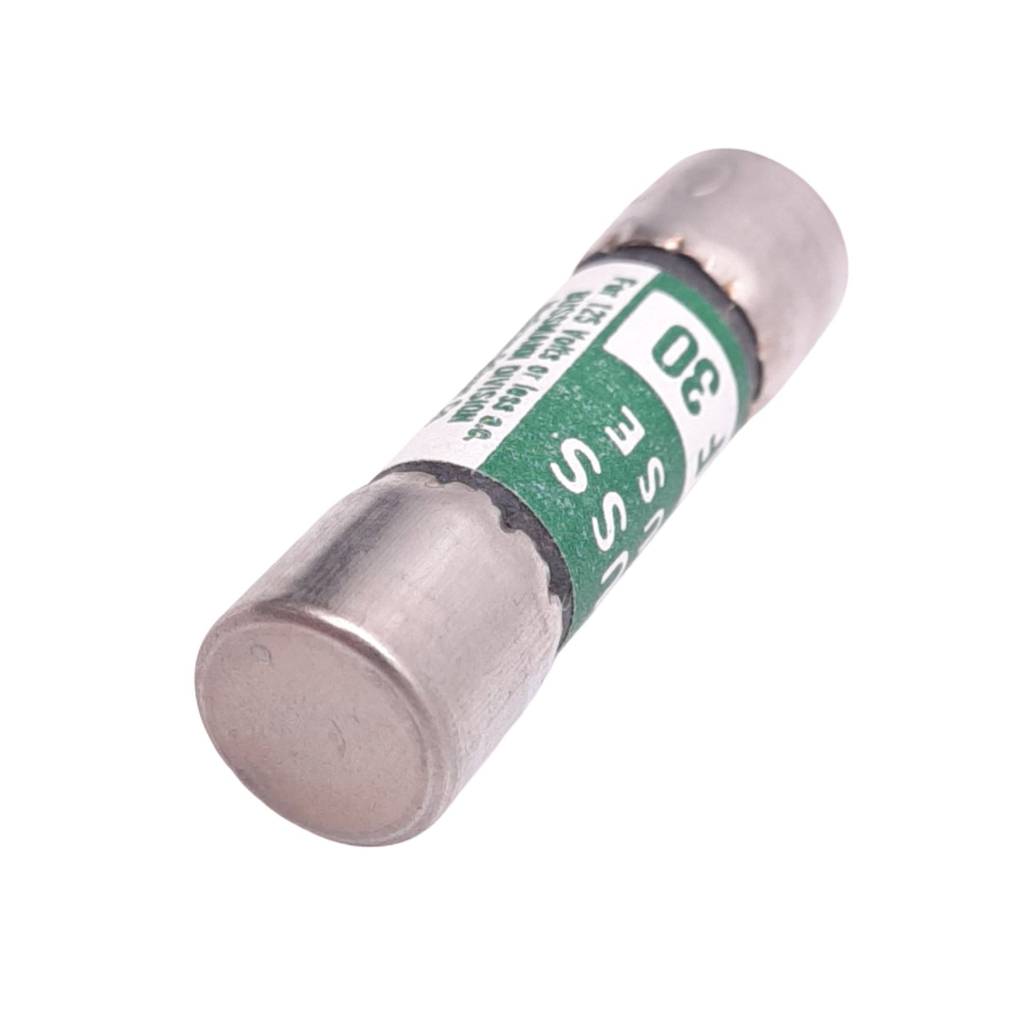 Used Lot of 5 Eaton Bussmann BAF-30 Fast Acting Midget Fuses, 30A, 125VAC, Class CC