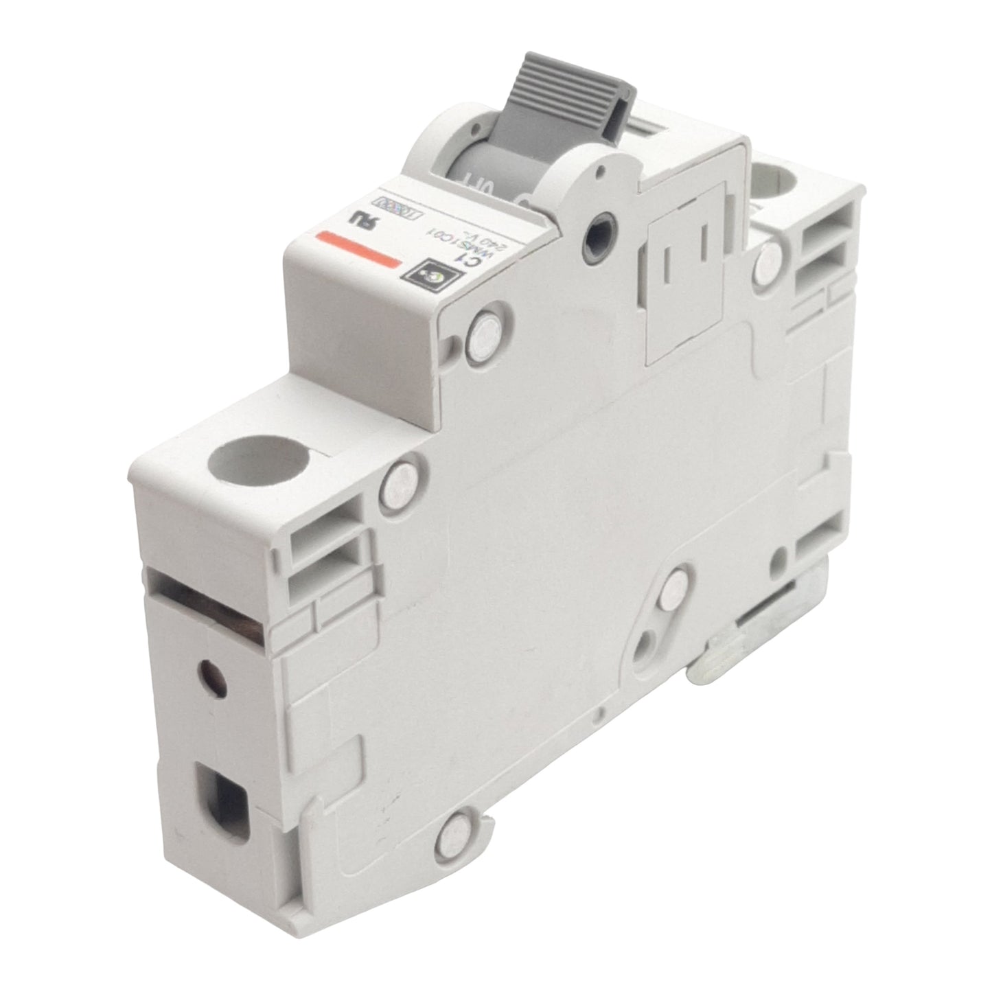 Used Lot of 3 Cutler-Hammer WMS1C01 Circuit Breaker, 1-Pole, 1A 240/415VAC, DIN Rail