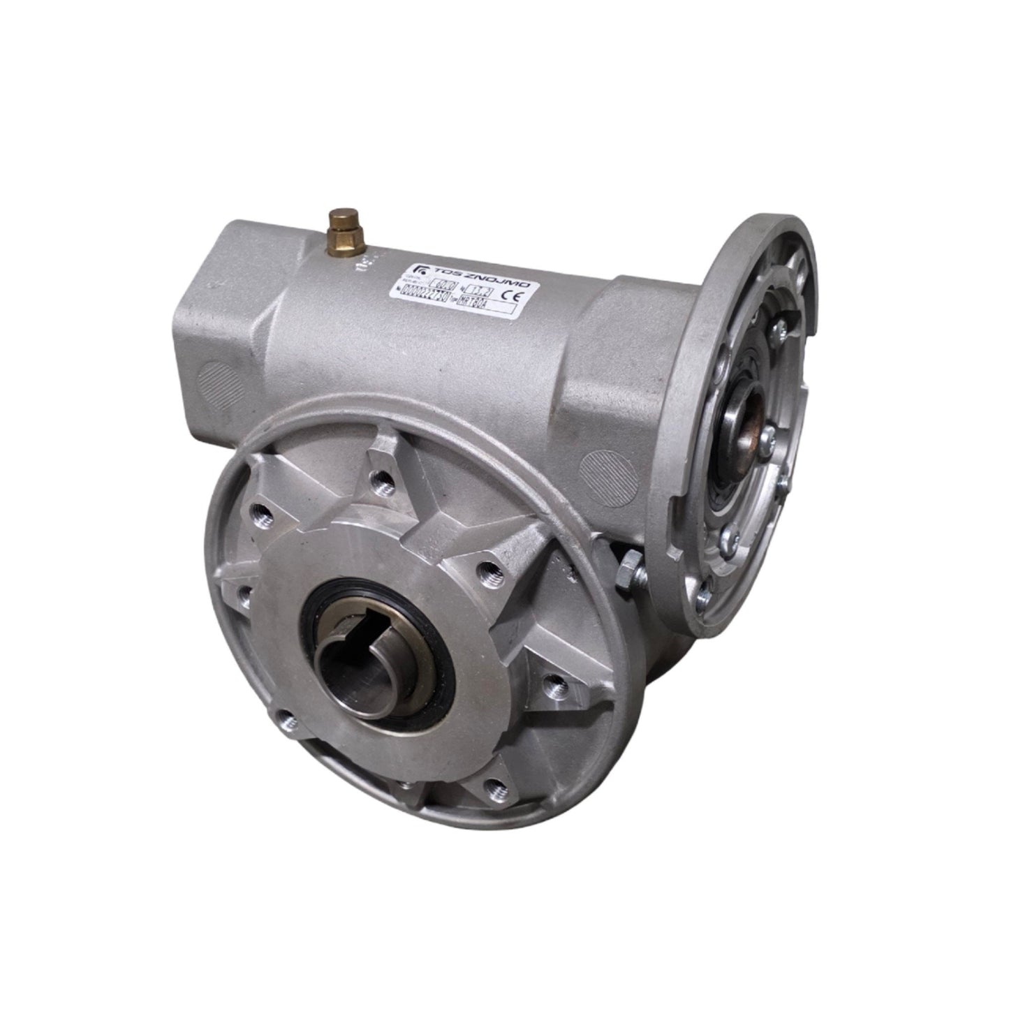Used TOS ZNOJMO MRT80A Worm Drive Gear Reducer 60:1 Ratio, IEC 90, 1.41kW 2800RPM Max