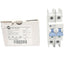 New Allen Bradley 1489-A2C020 Circuit Breaker, 2 Pole, 2A, 480Y/277VAC, DIN Rail