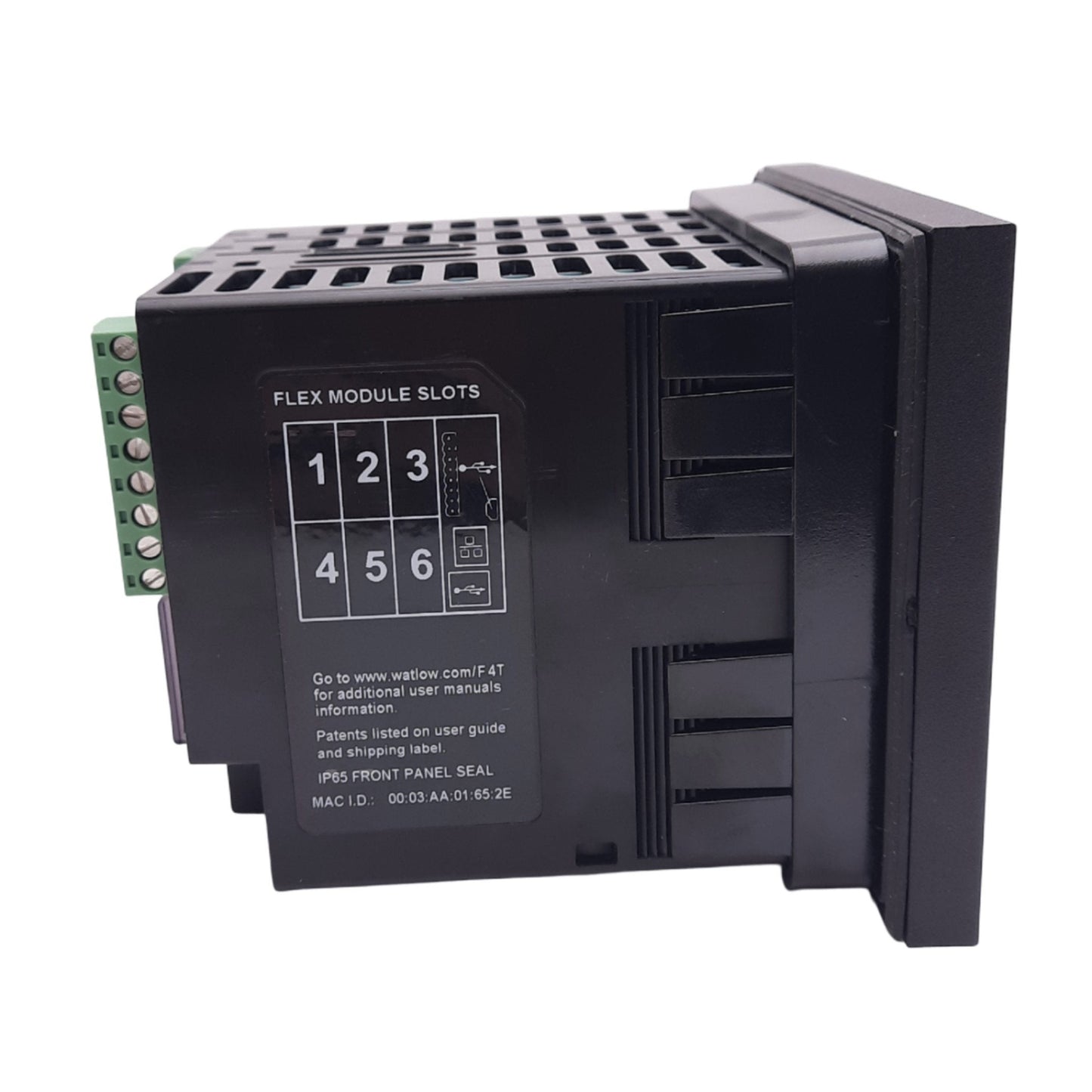 Used Watlow F4T1A5AAA1D1AAA Process Controller Panel, 4.3" Touchscreen, 24V, 1/4 DIN